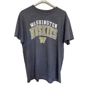 Washington Huskies Fanatics Size‎ Large, L Charcoal colored T-Shirt